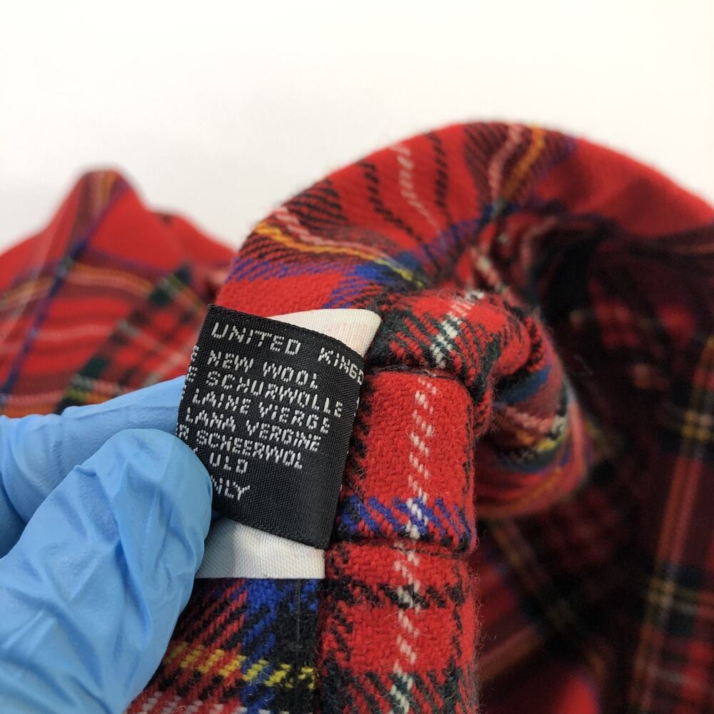 Unbranded Kilt Skirt US 16 (Fits 32In) 100% Wool Buckle Midi Skirt Tartan Plaid - Picture 10 of 12